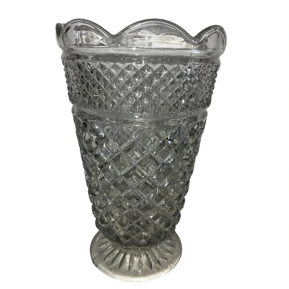 Anchor Hocking Vase‎ Wexford Clear 10